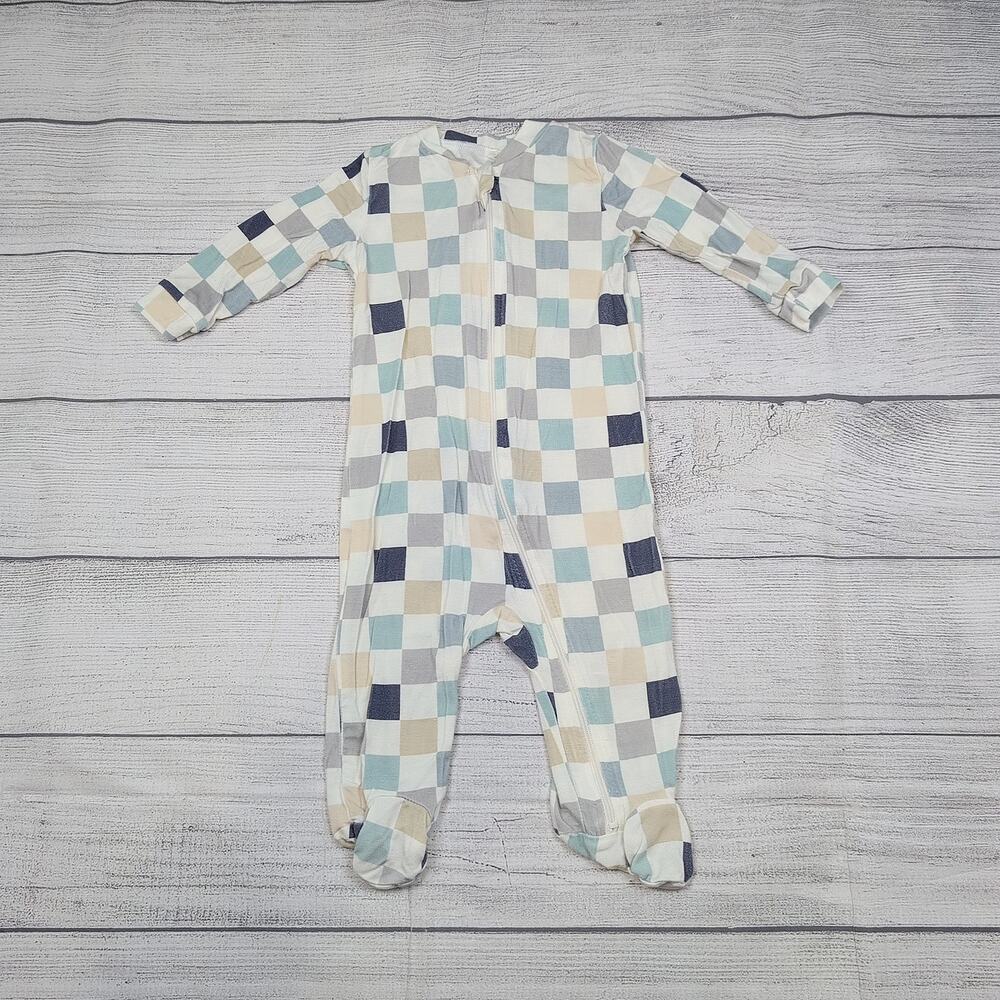 3/6m Milkberry Checkered Sleeper